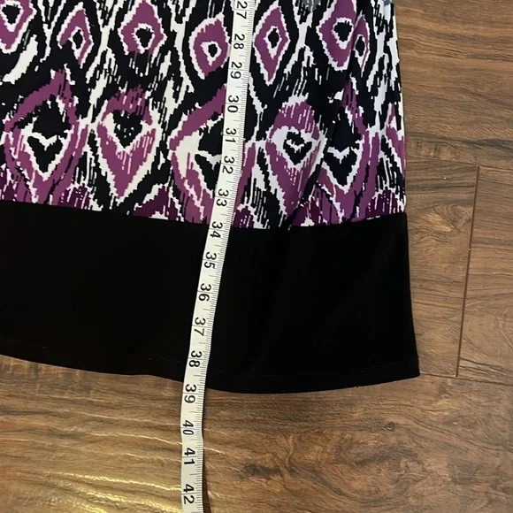 Tiana B. Print Spandex Blend Lightweight Dress, Sz. L. - Picture 8 of 9
